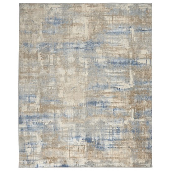 Calvin Klein Ck950 Rush CK951 Area Rug, Blue/Beige, 7' x 10'