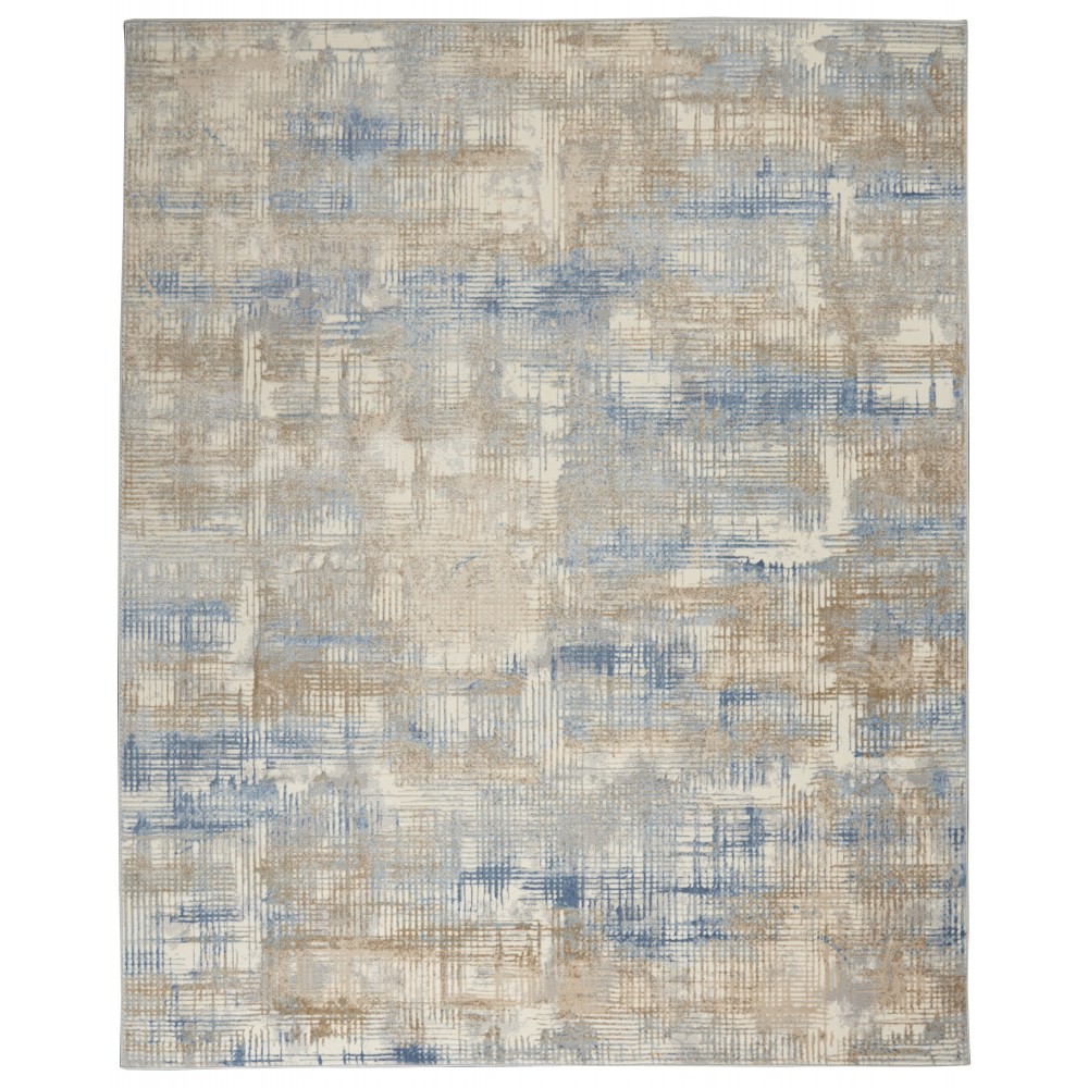 Calvin Klein Ck950 Rush CK951 Area Rug, Blue/Beige, 7' x 10'