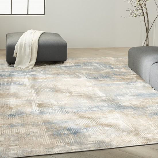 Calvin Klein Ck950 Rush CK951 Area Rug, Blue/Beige, 7' x 10'