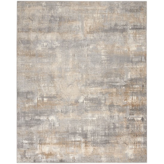 Calvin Klein Ck950 Rush CK951 Area Rug, Grey/Beige, 10' x 14'