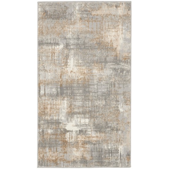 Calvin Klein Ck950 Rush CK951 Area Rug, Grey/Beige, 2'2" x 3'9"