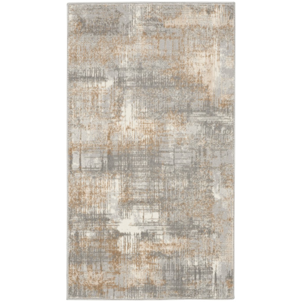 Calvin Klein Ck950 Rush CK951 Area Rug, Grey/Beige, 2'2" x 3'9"