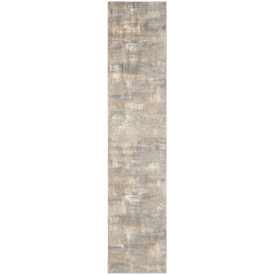 Calvin Klein Ck950 Rush CK951 Runner Rug, Grey/Beige, 2'3" x 10'