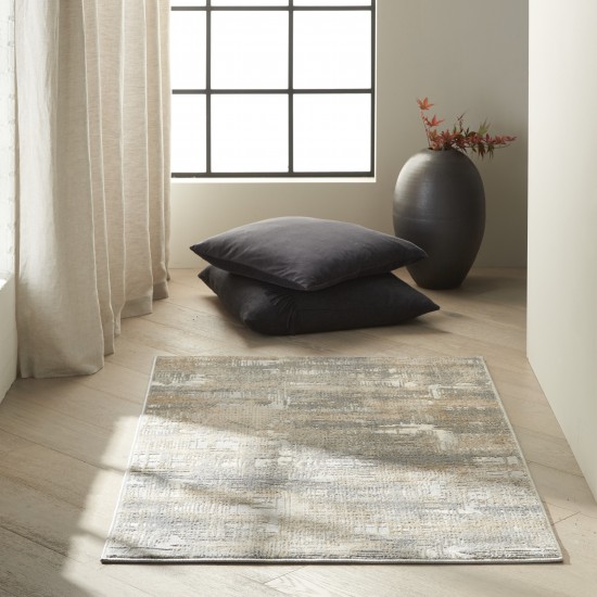 Calvin Klein Ck950 Rush CK951 Area Rug, Grey/Beige, 3'2" x 5'