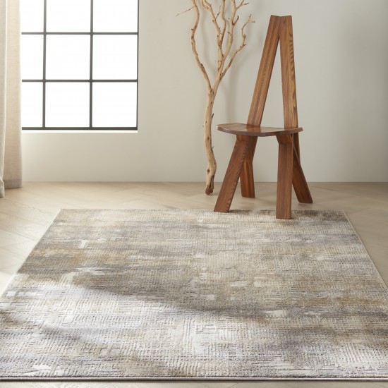 Calvin Klein Ck950 Rush CK951 Area Rug, Grey/Beige, 4' x 6'