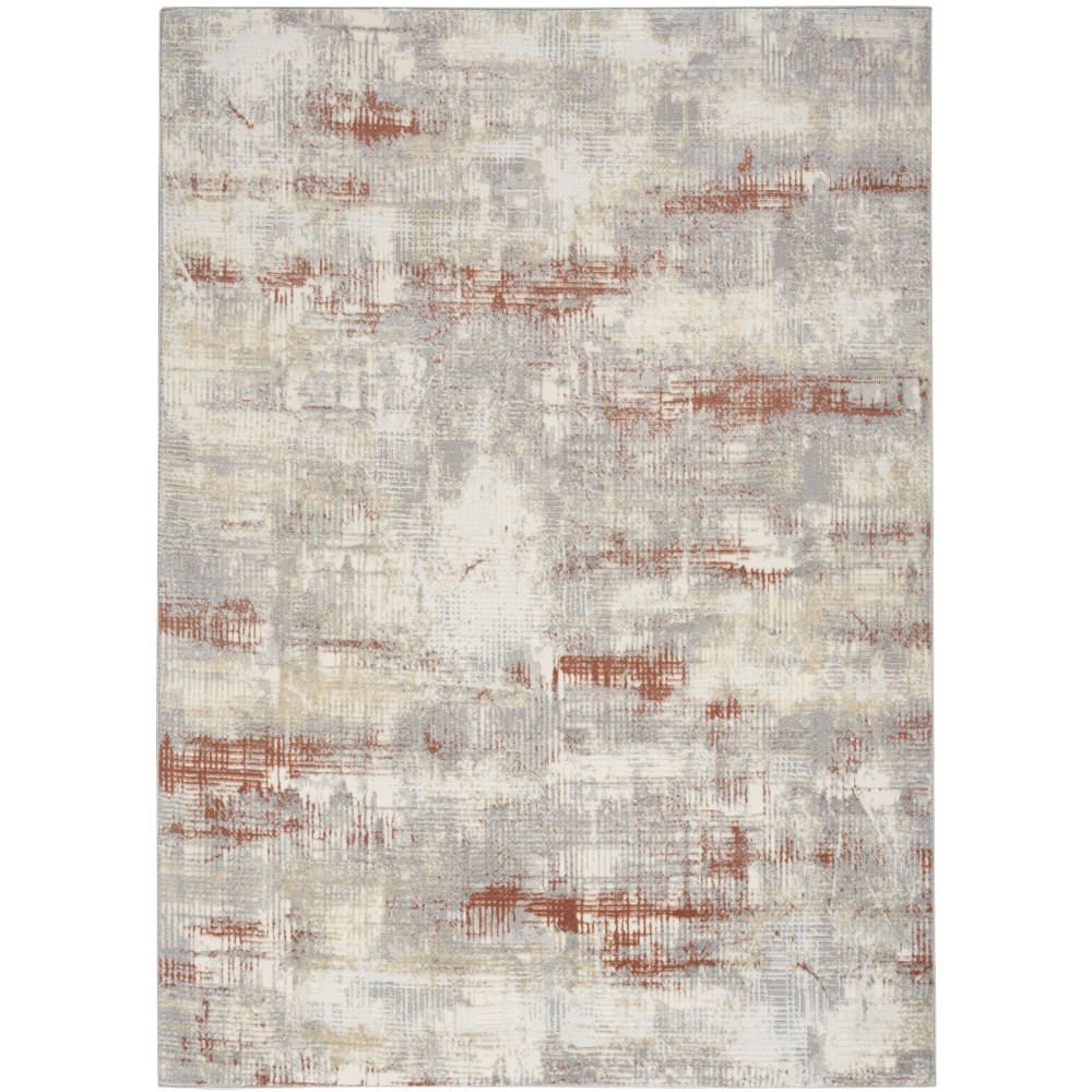 Calvin Klein Ck950 Rush CK951 Area Rug, Ivory/Multicolor, 5'3" x 7'3"