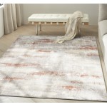 Calvin Klein Ck950 Rush CK951 Area Rug, Ivory/Multicolor, 5'3" x 7'3"