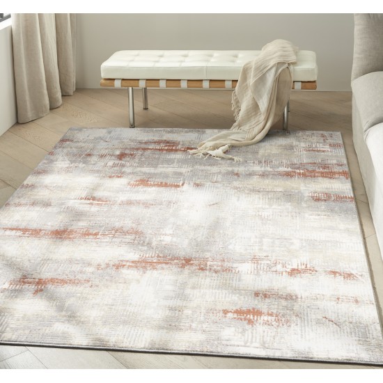 Calvin Klein Ck950 Rush CK951 Area Rug, Ivory/Multicolor, 8' x 10'