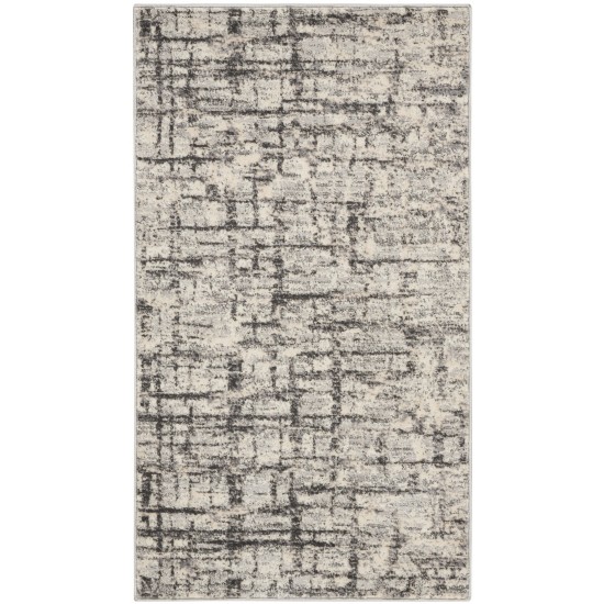 Calvin Klein Ck950 Rush CK952 Area Rug, Ivory/Grey, 2'2" x 3'9"