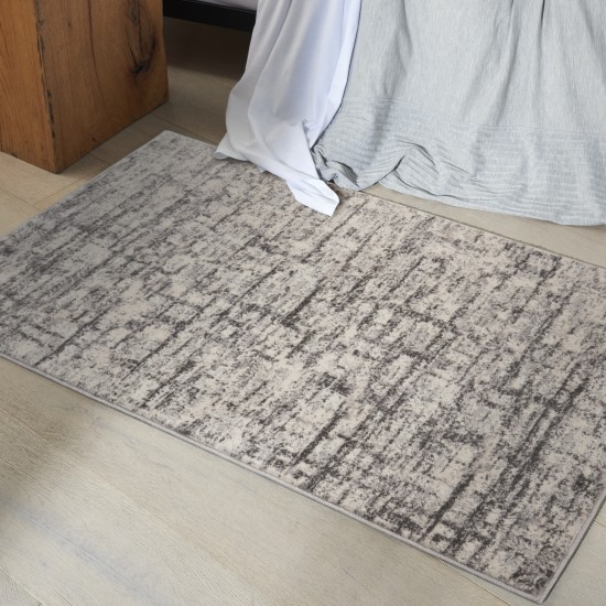 Calvin Klein Ck950 Rush CK952 Area Rug, Ivory/Grey, 2'2" x 3'9"