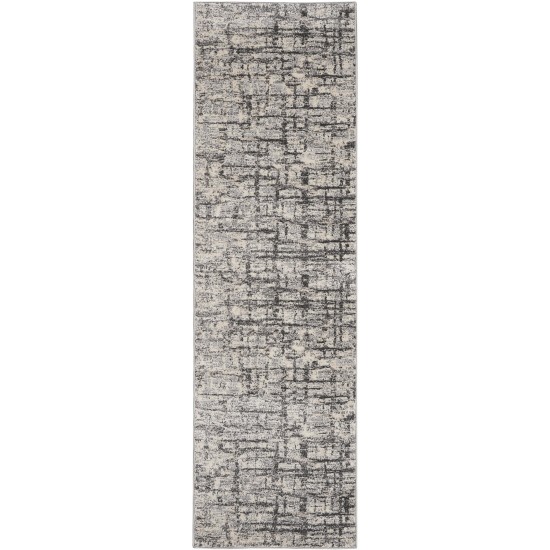 Calvin Klein Ck950 Rush CK952 Runner Rug, Ivory/Grey, 2'3" x 7'3"