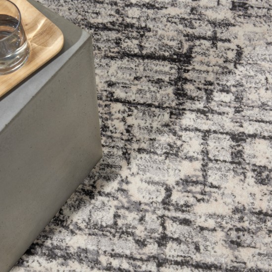 Calvin Klein Ck950 Rush CK952 Runner Rug, Ivory/Grey, 2'3" x 7'3"