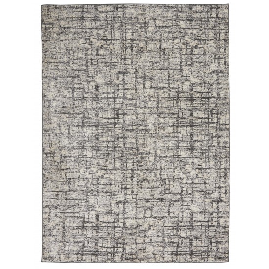 Calvin Klein Ck950 Rush CK952 Area Rug, Ivory/Grey, 4' x 6'