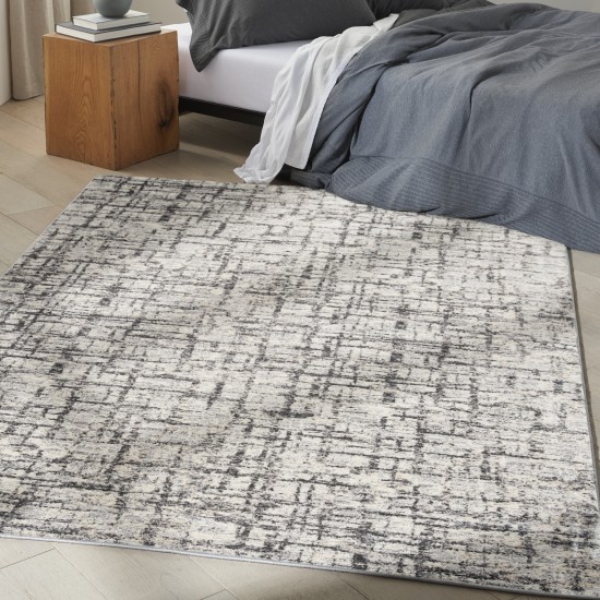 Calvin Klein Ck950 Rush CK952 Area Rug, Ivory/Grey, 4' x 6'