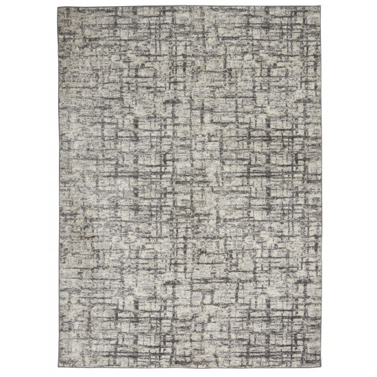 Calvin Klein Ck950 Rush CK952 Area Rug, Ivory/Grey, 5'3" x 7'3"