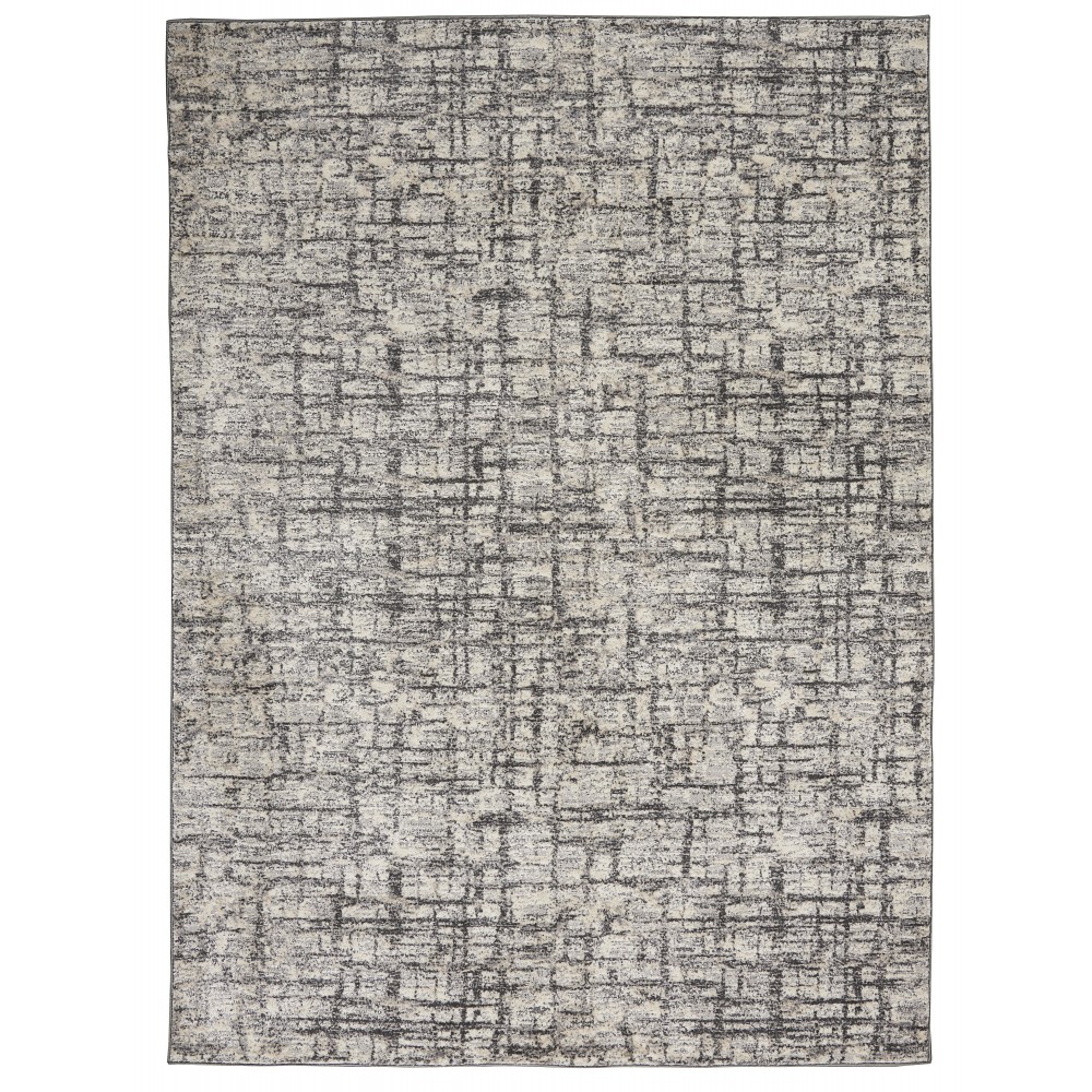 Calvin Klein Ck950 Rush CK952 Area Rug, Ivory/Grey, 6' x 9'