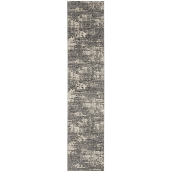 Calvin Klein Ck950 Rush CK953 Runner Rug, Grey/Beige, 2'3" x 10'