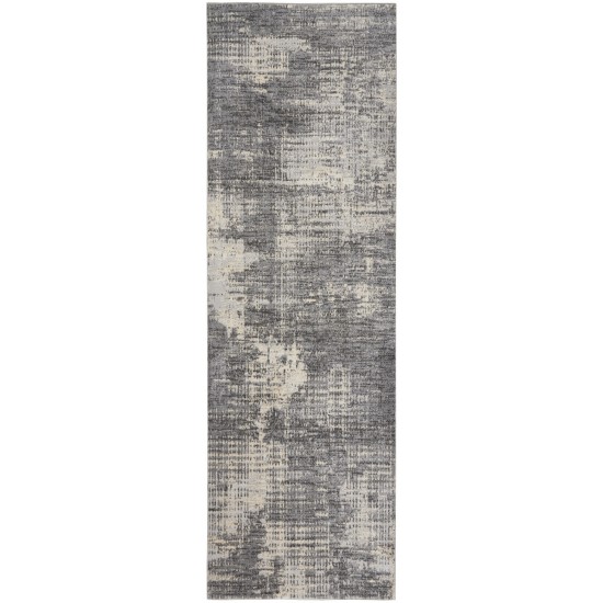 Calvin Klein Ck950 Rush CK953 Runner Rug, Grey/Beige, 2'3" x 7'3"