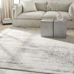 Calvin Klein Ck950 Rush CK953 Area Rug, Ivory/Beige, 10' x 14'