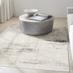 Calvin Klein Ck950 Rush CK953 Area Rug, Ivory/Beige, 4' x 6'