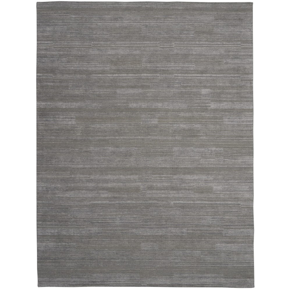 Calvin Klein Abyss CK990 Area Rug, Silver/Grey, 10' x 14'