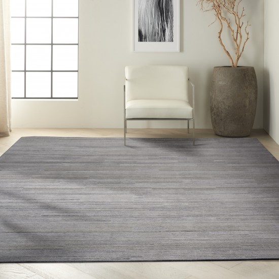 Calvin Klein Abyss CK990 Area Rug, Silver/Grey, 10' x 14'