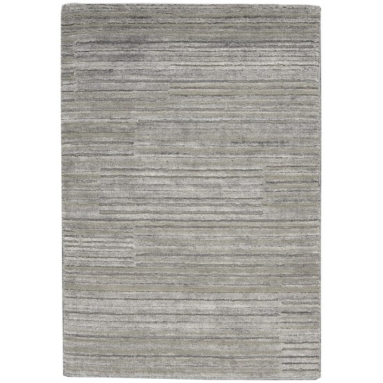 Calvin Klein Abyss CK990 Area Rug, Silver/Grey, 2' x 3'