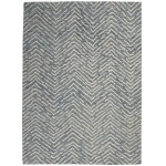 Nourison Colorado CLR02 Area Rug, Indigo/Ivory, 5'3" x 7'3"