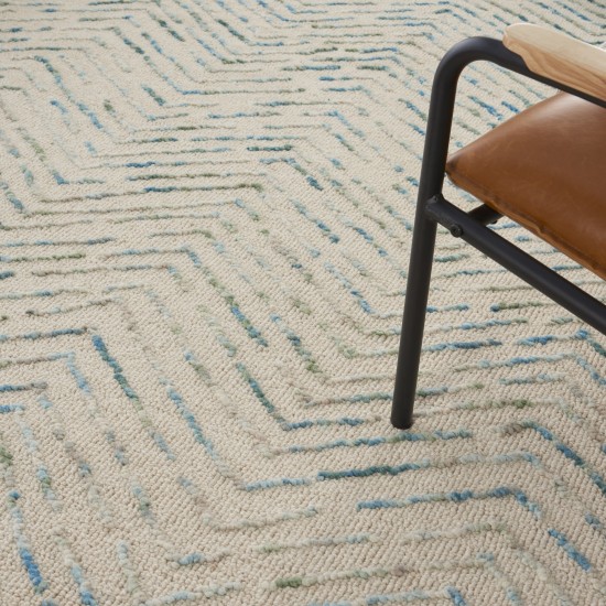 Nourison Colorado CLR02 Area Rug, Ivory/Green, 7'9" x 9'9"