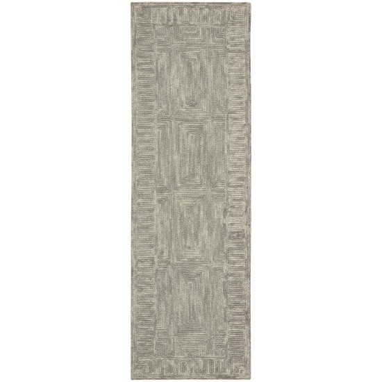 Nourison Colorado CLR04 Runner Rug, Grey, 2'3" x 7'6"