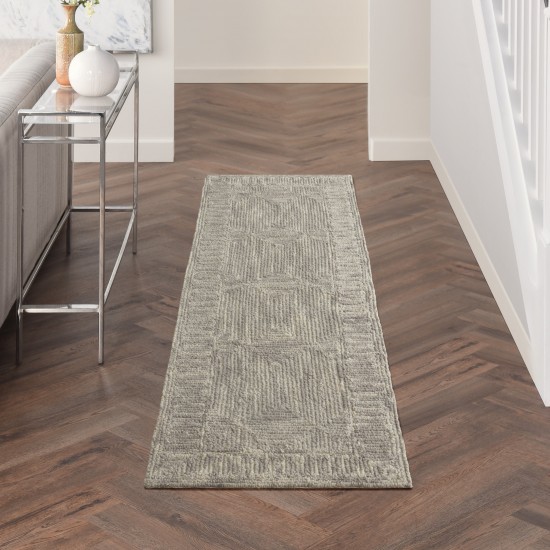 Nourison Colorado CLR04 Runner Rug, Grey, 2'3" x 7'6"