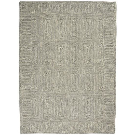 Nourison Colorado CLR04 Area Rug, Grey, 3'9" x 5'9"