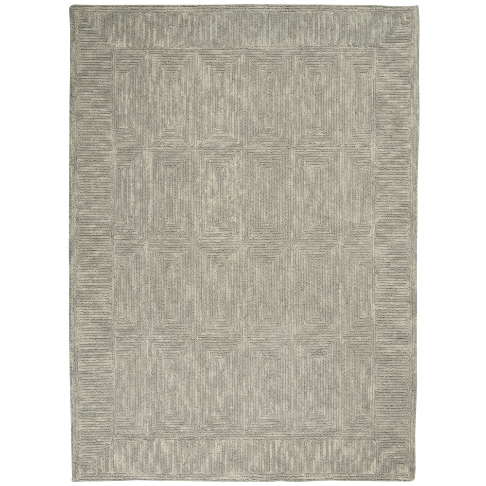 Nourison Colorado CLR04 Area Rug, Grey, 3'9" x 5'9"