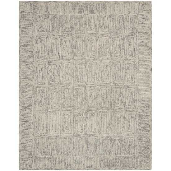 Nourison Colorado CLR04 Area Rug, Ivory/Grey/Teal, 8'3" x 11'6"