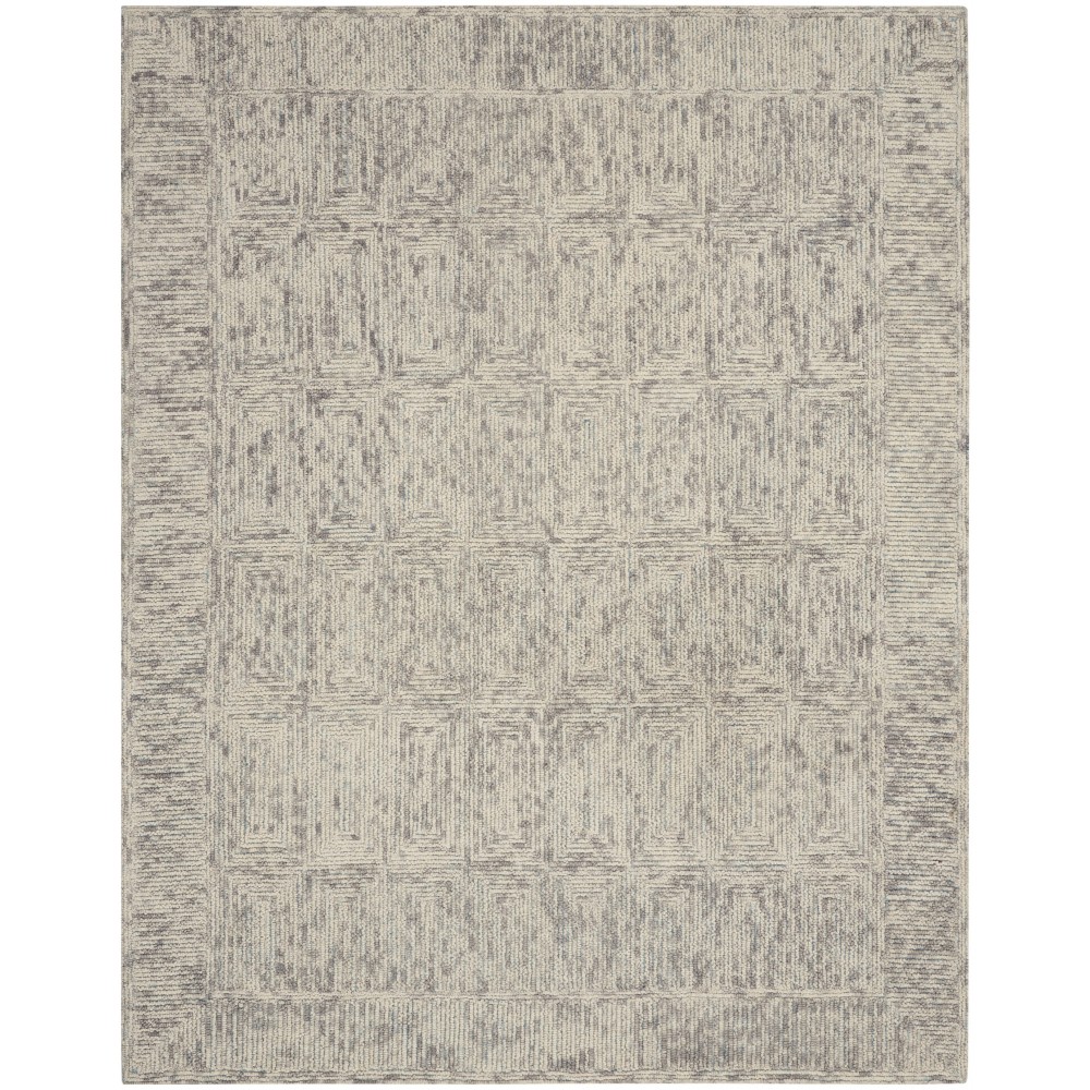 Nourison Colorado CLR04 Area Rug, Ivory/Grey/Teal, 8'3" x 11'6"