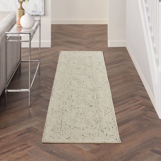 Nourison Colorado CLR05 Runner Rug, Ivory/Navy, 2'3" x 7'6"