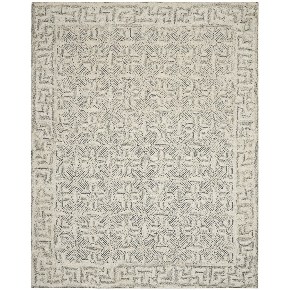 Nourison Colorado CLR05 Area Rug, Ivory/Navy, 7'9" x 9'9"