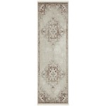 Nourison Carina CNA01 Runner Rug, Mocha/Silver, 2'2" x 7'6"