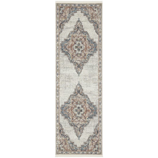 Nourison Carina CNA01 Runner Rug, Multicolor, 2'2" x 7'6"