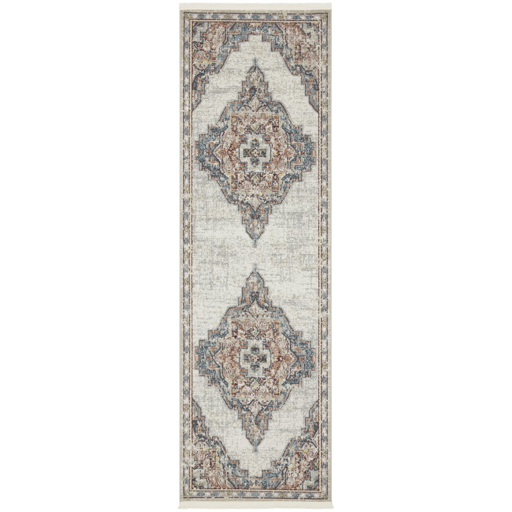 Nourison Carina CNA01 Runner Rug, Multicolor, 2'2" x 7'6"