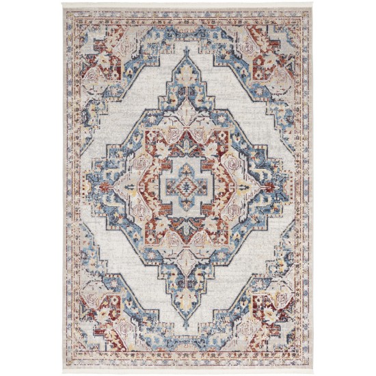 Nourison Carina CNA01 Area Rug, Multicolor, 4' x 6'