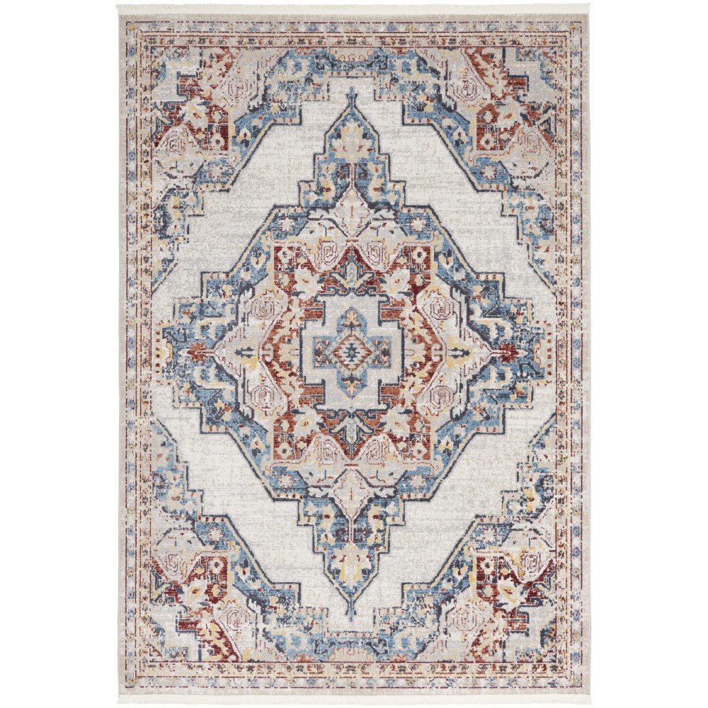 Nourison Carina CNA01 Area Rug, Multicolor, 4' x 6'