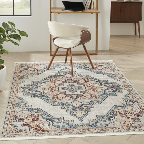 Nourison Carina CNA01 Area Rug, Multicolor, 4' x 6'