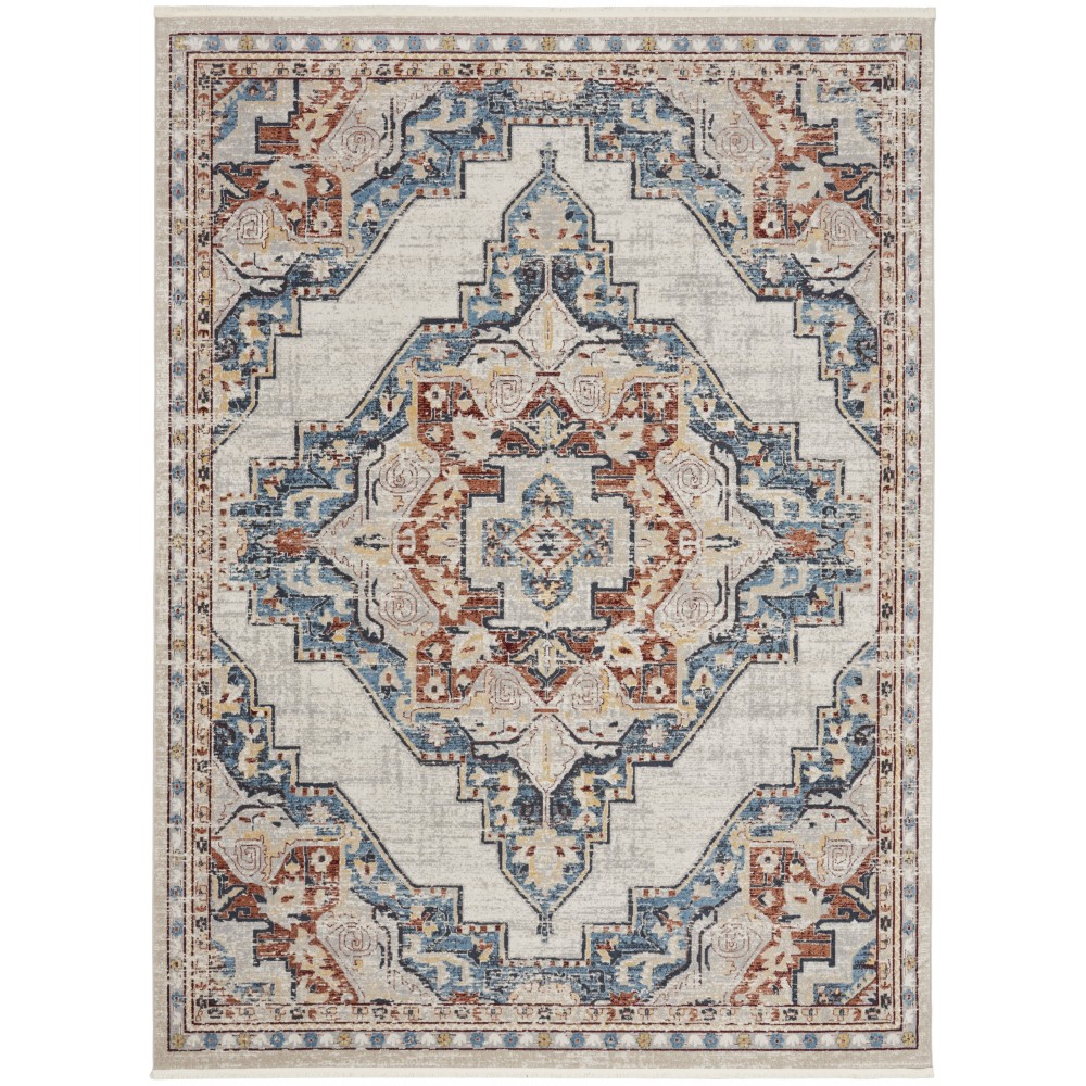 Nourison Carina CNA01 Area Rug, Multicolor, 7'10" x 9'10"