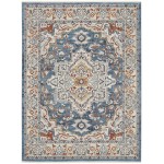 Nourison Carina CNA02 Area Rug, Multicolor, 7'10" x 9'10"