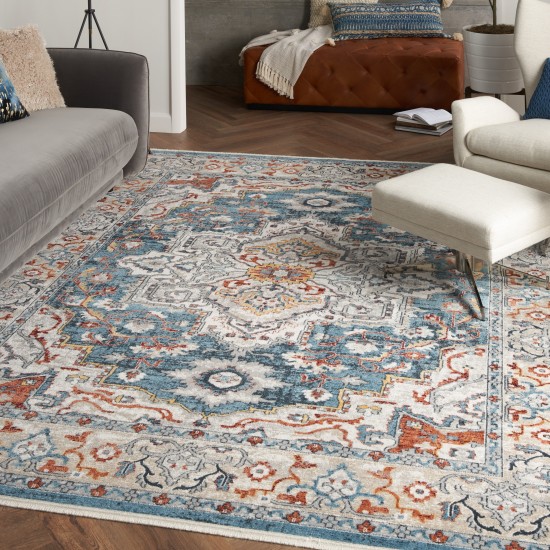 Nourison Carina CNA02 Area Rug, Multicolor, 7'10" x 9'10"