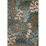 Nourison Contour CON02 Area Rug, Mocha, 3'6" x 5'6"