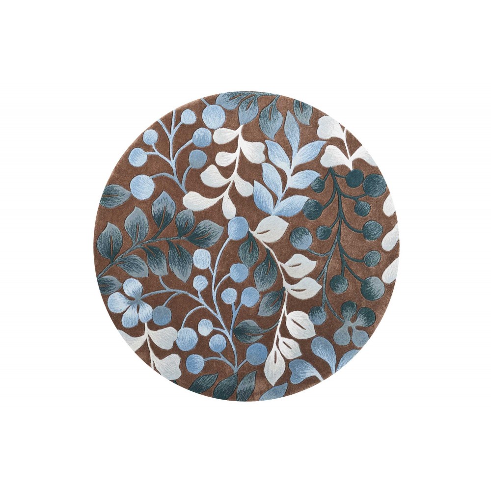 Nourison Contour CON02 Area Rug, Mocha, 5' x Round Nourison Contour CON02 Area Rug, Mocha, 5' x Round