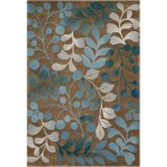 Nourison Contour CON02 Area Rug, Mocha, 8' x 10'6"