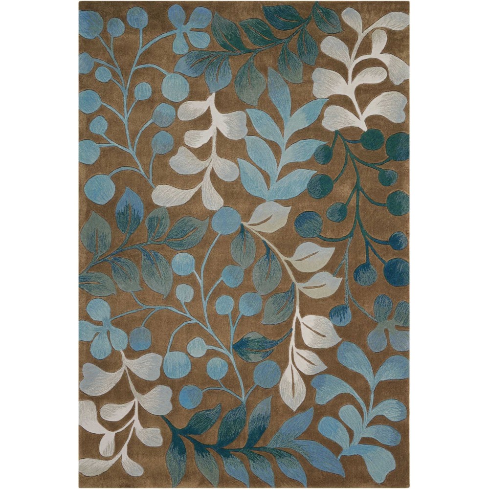 Nourison Contour CON02 Area Rug, Mocha, 8' x 10'6" Nourison Contour CON02 Area Rug, Mocha, 8' x 10'6"